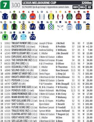 melbourne cup predictions